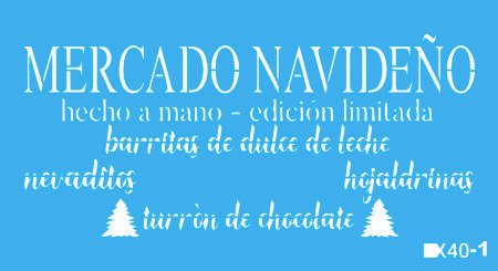 EX040 MERCADO NAVIDENO 15 X 30