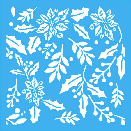 EQ1251 MUERDAGOS NAVIDAD 30 X 30