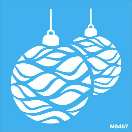 N0467 BOLAS DE NAVIDAD 20 X 20