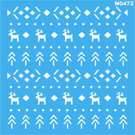 N0472 DECORACION NAVIDENAS 20 X 20