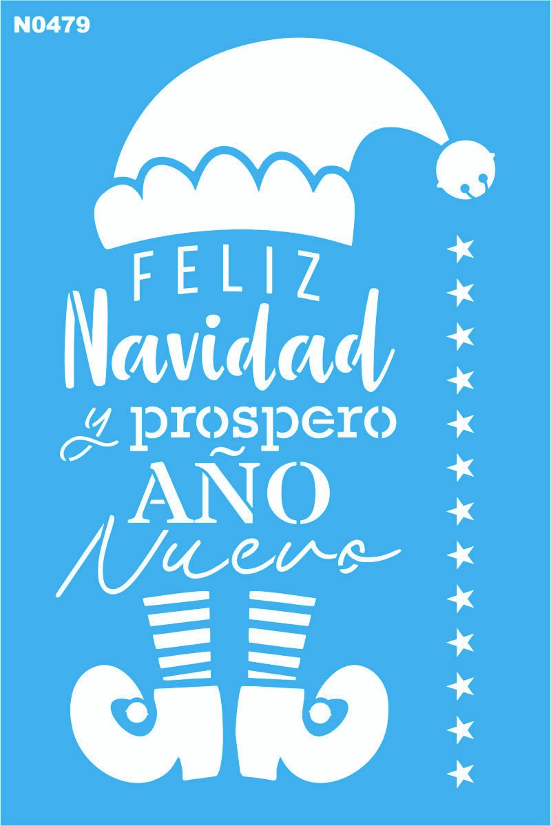 N0479 FELIZ NAVIDAD Y PROSPERO ANO NUEVO 20 X 30