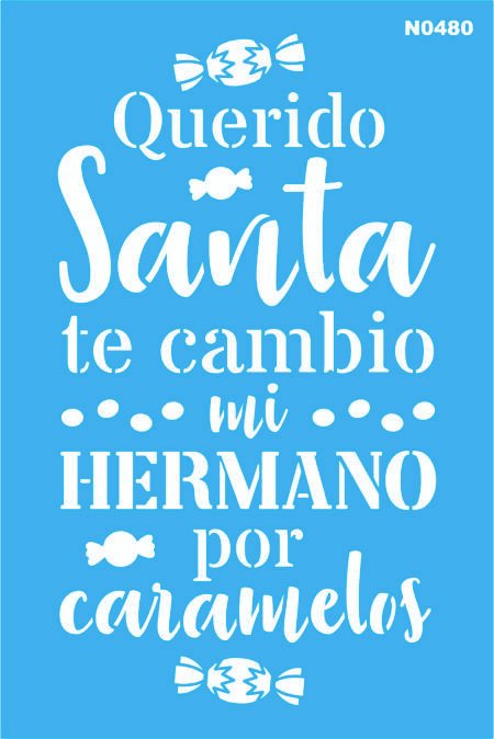 N0480 QUERIDO SANTA 20 X 30