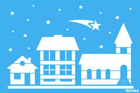 N0484 NOCHE ESTRELLADA 20 X 30