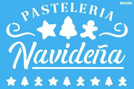 N0490 PASTELERIA NAVIDENA 20 X 30