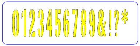 AC117 NUMEROS 10 X 30
