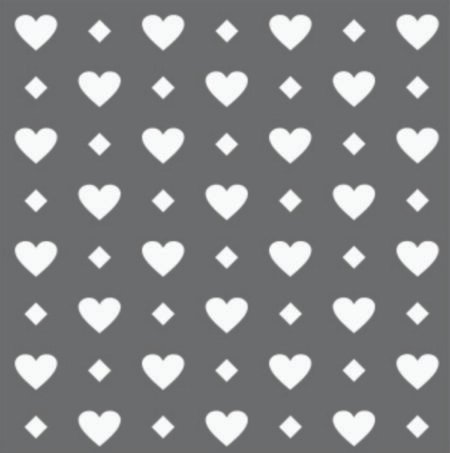 MR002 CORAZONES 15 X 15