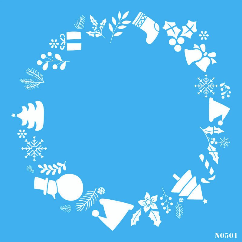 N0501 PLATO NAVIDAD 30 X 30