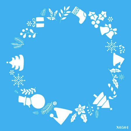 N0501 PLATO NAVIDAD 30 X 30