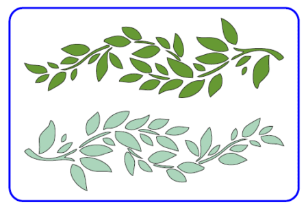 AC283 RAMAS DE HOJAS 10 X 20