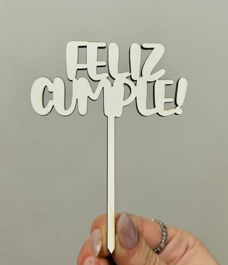 F00346 - MINI TOPPER FELIZ CUMPLE